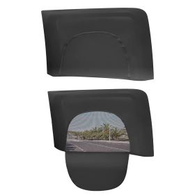 2Pcs Car Rear Window Shades Stretchy Car Side Window Screen Mesh Window Cover for Car Heat Shading UV Privacy Protection