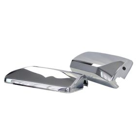 LEAVAN For VOLVO VNL Chrome Door Mirror Cover Driver & Passenger Side LH+RH 04-17
