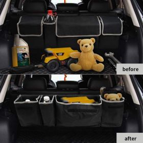 Car Trunk Organizer Oxford Interior Accessories Back Seat Storage Bag 4 Pocket(No delivery on weekends)