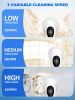 9 in 1 Electric Spin Scrubber,  New Cordless Voice Prompt Cleaning Brush with 9 Replaceable Brush Heads, 3 Adjustable Speeds