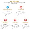 Universal roof rack crossbar, heavy-duty adjustable aluminum roof rack top crossbar, suitable for trackless cars, bicycles, kayaks, skis, canoes