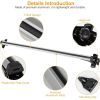 Universal roof rack crossbar, heavy-duty adjustable aluminum roof rack top crossbar, suitable for trackless cars, bicycles, kayaks, skis, canoes