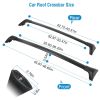 Car Roof Rack Cross Bars Aluminum Alloy Cargo Carrier Rooftop Crossbars Fit for Toyota RAV4 2019-2024