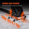 VEVOR Wheel Dolly, 1 Piece Wheel Dolly Car Skate, Heavy Duty Vehicle Positioning with Ratcheting Foot Pedal