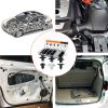 152 body trim clips - universal button-down plastic nylon rivet trim clips for door bumpers