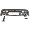 Front Grill Bumper Grilles Fit For TOYOTA SEQUOIA 2005-2007 Black Grill with Lights