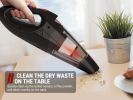Handheld Vacuum Wireless Portable 10000Pa - Cordless Lightweight Low-Noise Fast Charging USB Vacuum Cleaner 800mL Capacity With LED Light Washable HEP