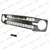 Black ABS Front Grille Grill Fit For Bronco 2022 Front Grille Grill Bumper w/LED Lights
