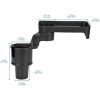 Car Cup Holder Tray Multifunctional Car Cup Holder Expander Tray Adjustable Base Cup Holder with Rotable Food Tray for Road Trip Car Interior Accessor