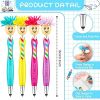 2PCS/5PCS Mop Pen Screen Cleaning Pen With Motivational Quotes 3 In 1 Stylus Dusting Pen For Kids And Unisex Ink Rollerball Pen School Office Motivati